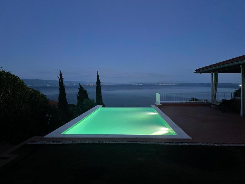 Villa Lovran - 150M To The Beach - Infinity Pool - Incredible Sea View - Fitness Room Exterior foto
